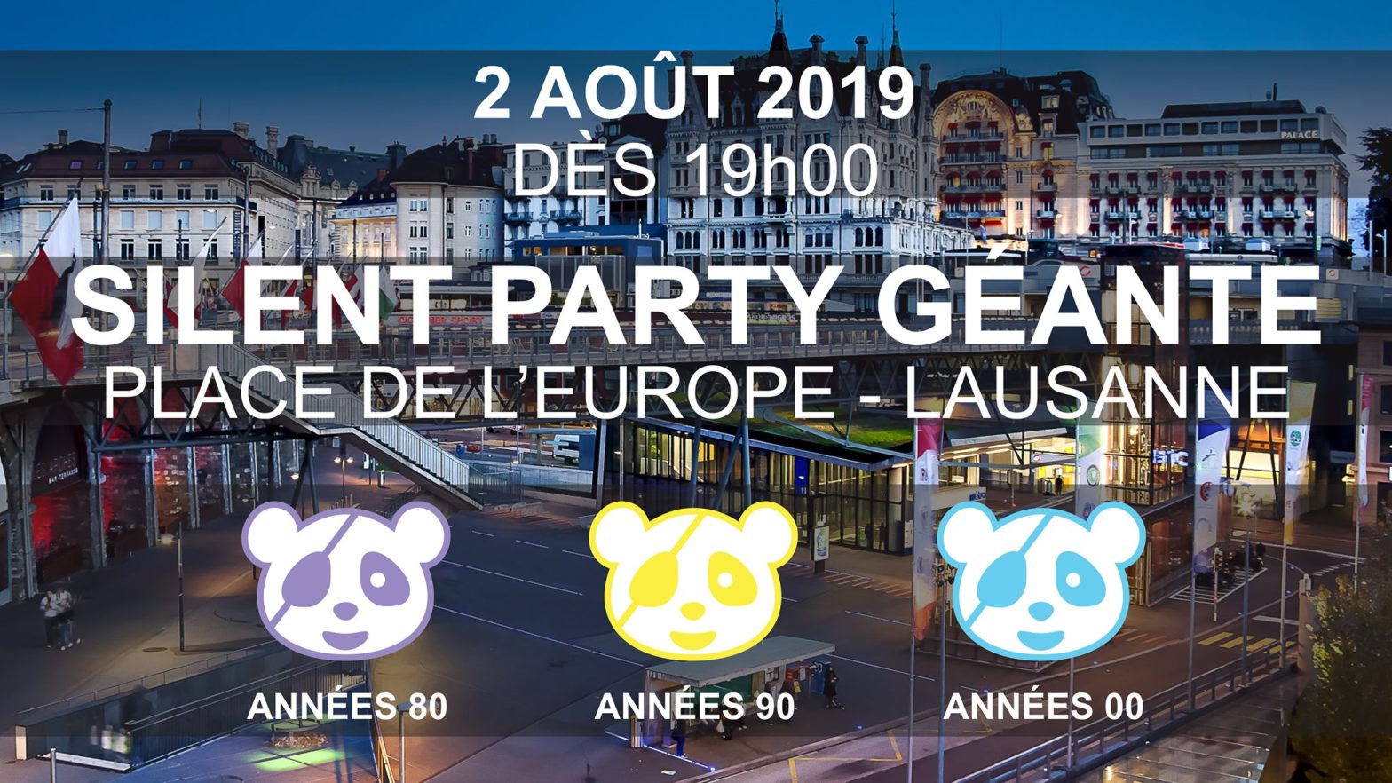 Silent Party Géante - Place de l'Europe